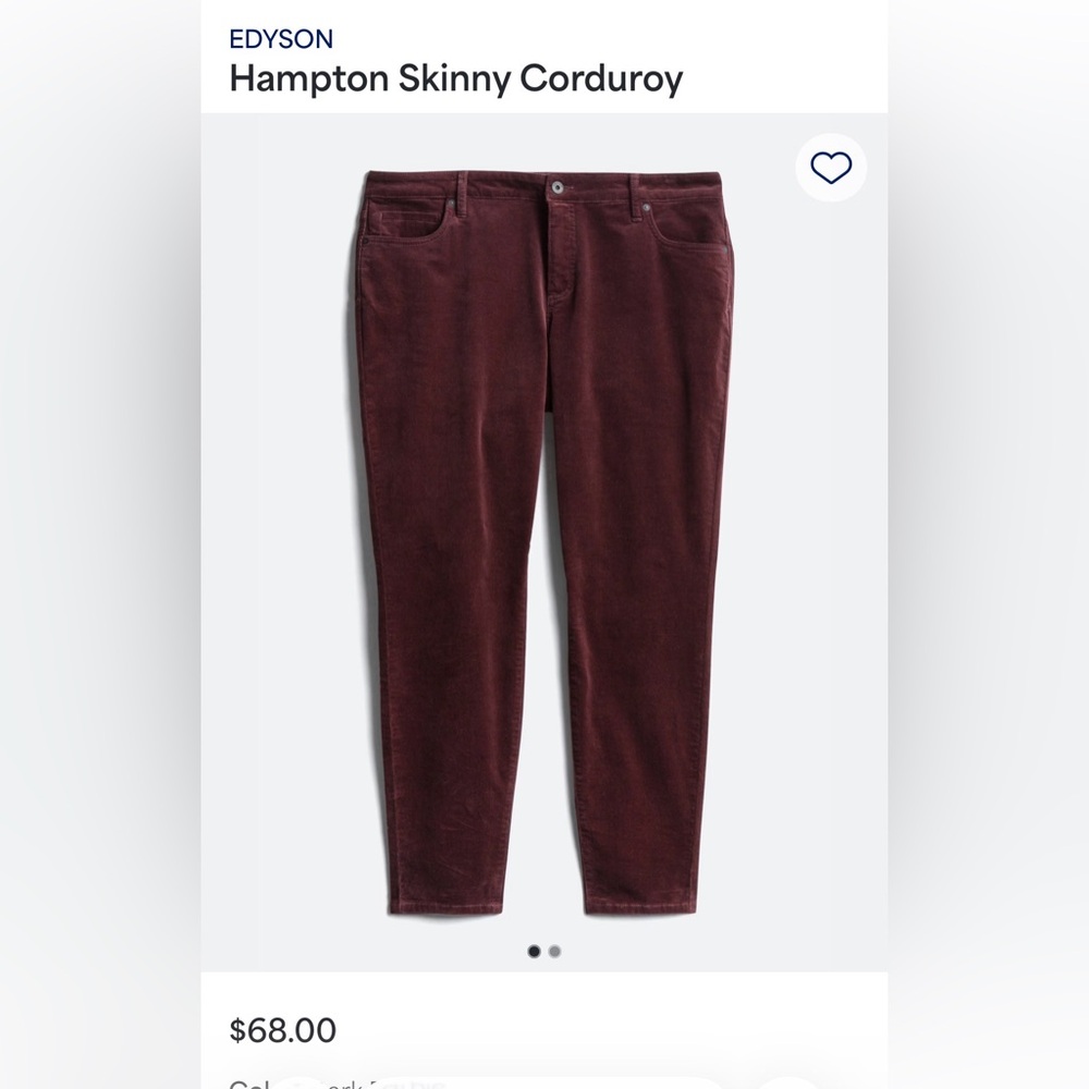 Women's Burgundy Straight Leg Pants